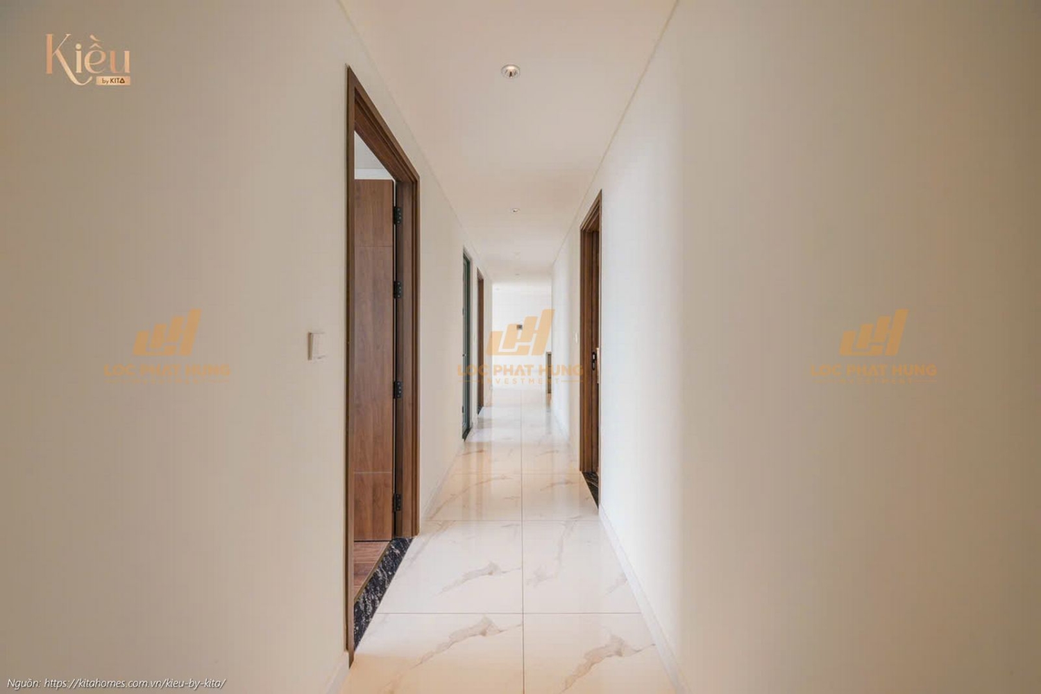 Ảnh thực tế căn hộ 23-01 diện tích 128m2 tại dự án Kiều By Kita Quận 5