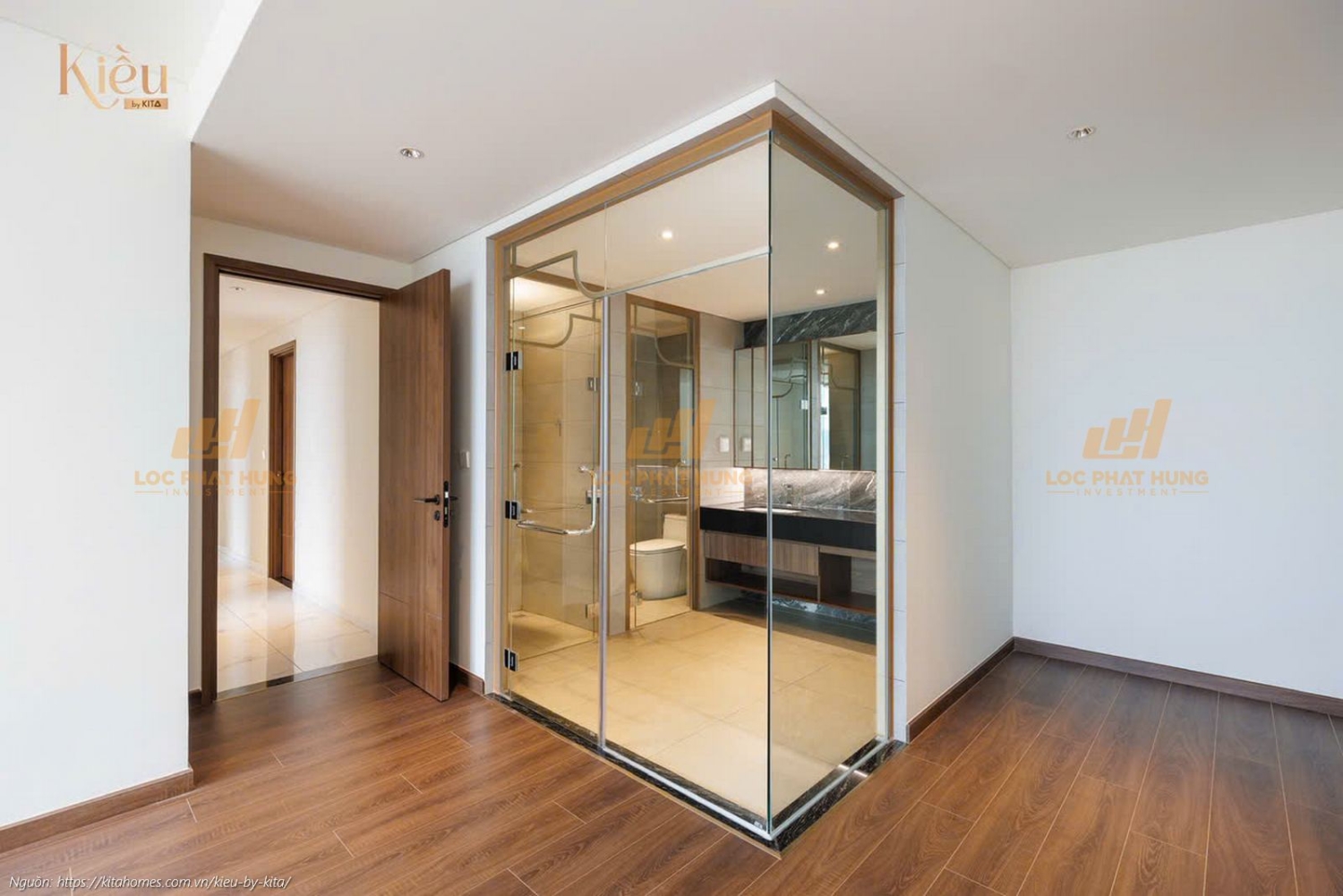 Ảnh thực tế căn hộ 23-01 diện tích 128m2 tại dự án Kiều By Kita Quận 5