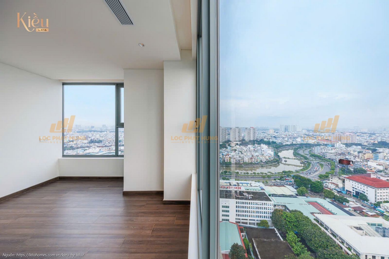 Ảnh thực tế căn hộ 23-03 diện tích 132m2 tại dự án Kiều By Kita Quận 5