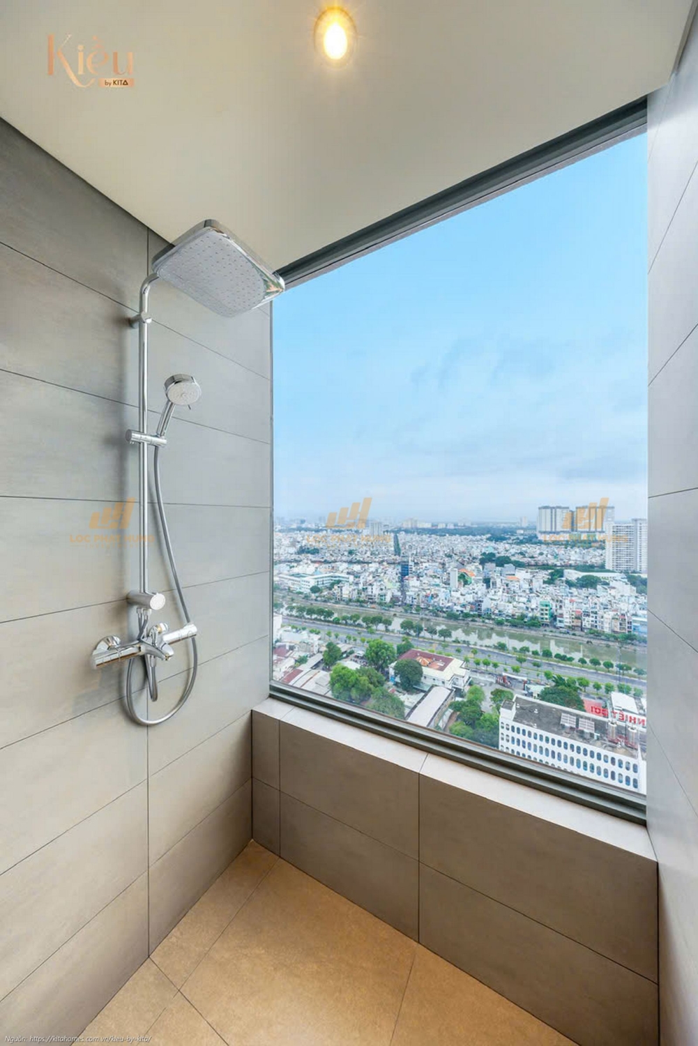 Ảnh thực tế căn hộ 23-03 diện tích 132m2 tại dự án Kiều By Kita Quận 5