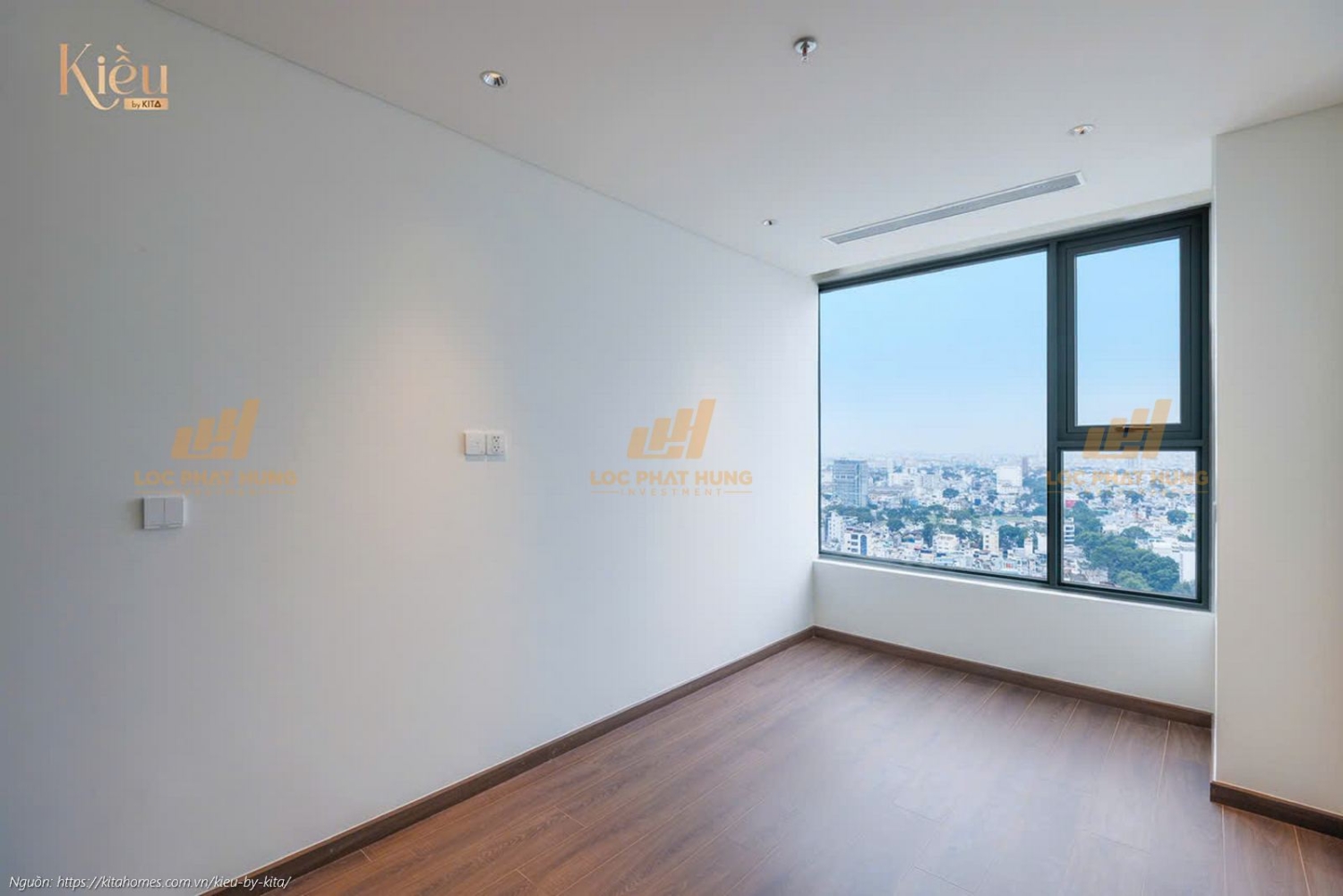 Ảnh thực tế căn hộ 23-06 diện tích 132m2 tại dự án Kiều By Kita Quận 5, nhận nhà ở ngay.