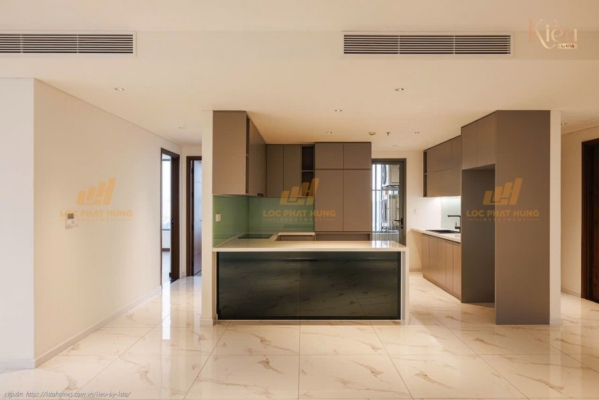 Ảnh thực tế căn hộ 23-07 diện tích 155m2 tại dự án Kiều By Kita Quận 5.