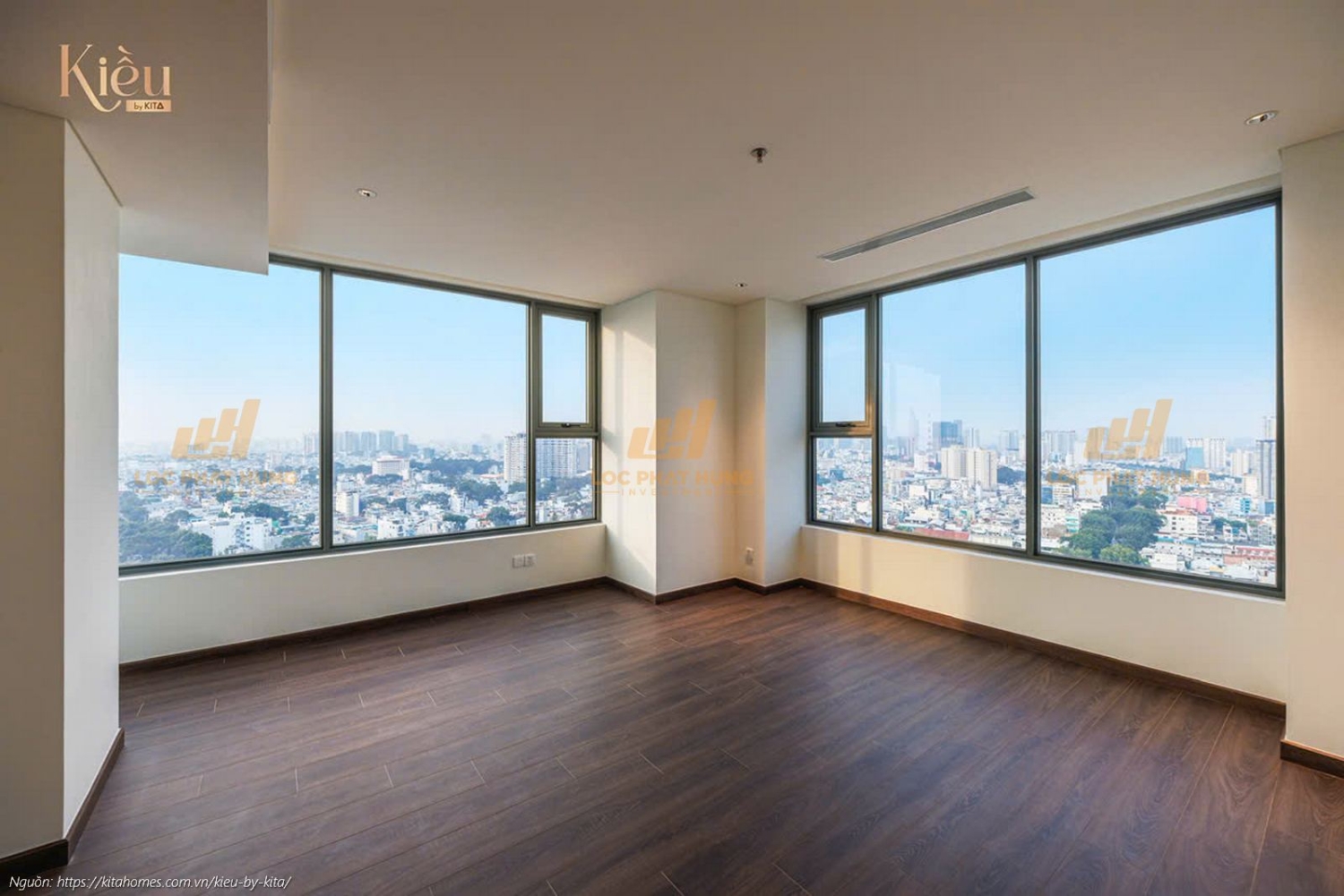 Ảnh thực tế căn hộ 23-07 diện tích 155m2 tại dự án Kiều By Kita Quận 5.