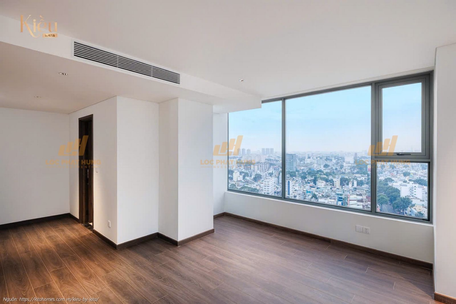 Ảnh thực tế căn hộ 23-07 diện tích 155m2 tại dự án Kiều By Kita Quận 5.