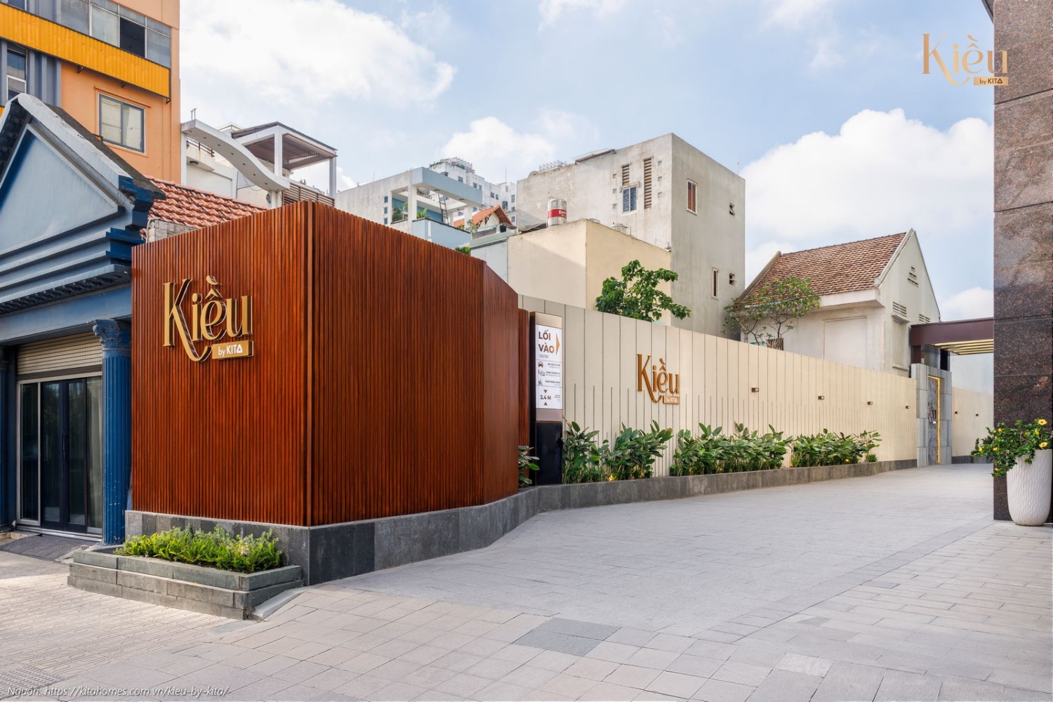 Ảnh thực tế đường vào điểm yếu của dự án Căn hộ hạng sang Kiều By Kita