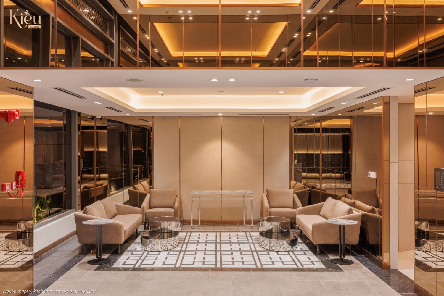 Ảnh thực tế đón khách sang trọng, đẳng cấp 5 sao tại dự án Kiều By Kita, Quận 5.