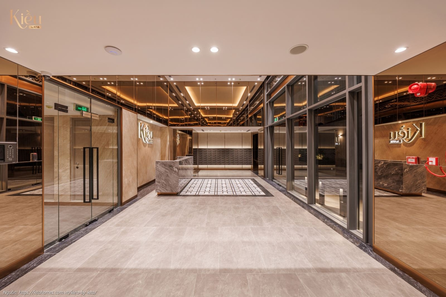 Ảnh thực tế đón khách sang trọng, đẳng cấp 5 sao tại dự án Kiều By Kita, Quận 5.