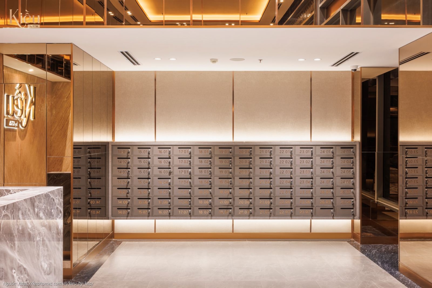 Ảnh thực tế đón khách sang trọng, đẳng cấp 5 sao tại dự án Kiều By Kita, Quận 5.