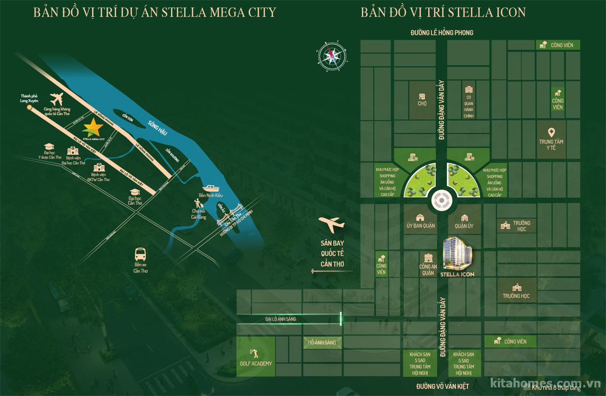 VỊ TRÍ DỰ ÁN CĂN HỘ STELLA ICON CẦN THƠ