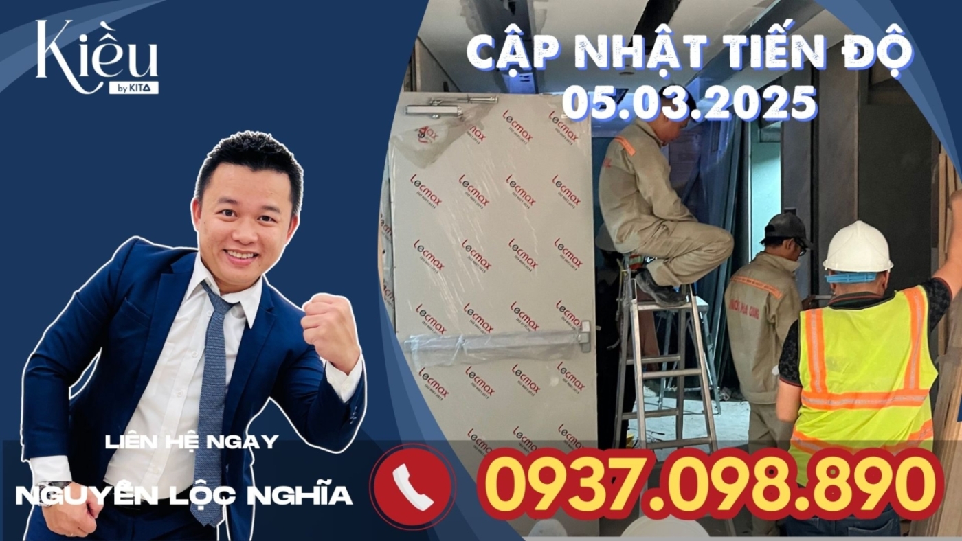 Tiến độ xây dựng Kiều By Kita Quận 5