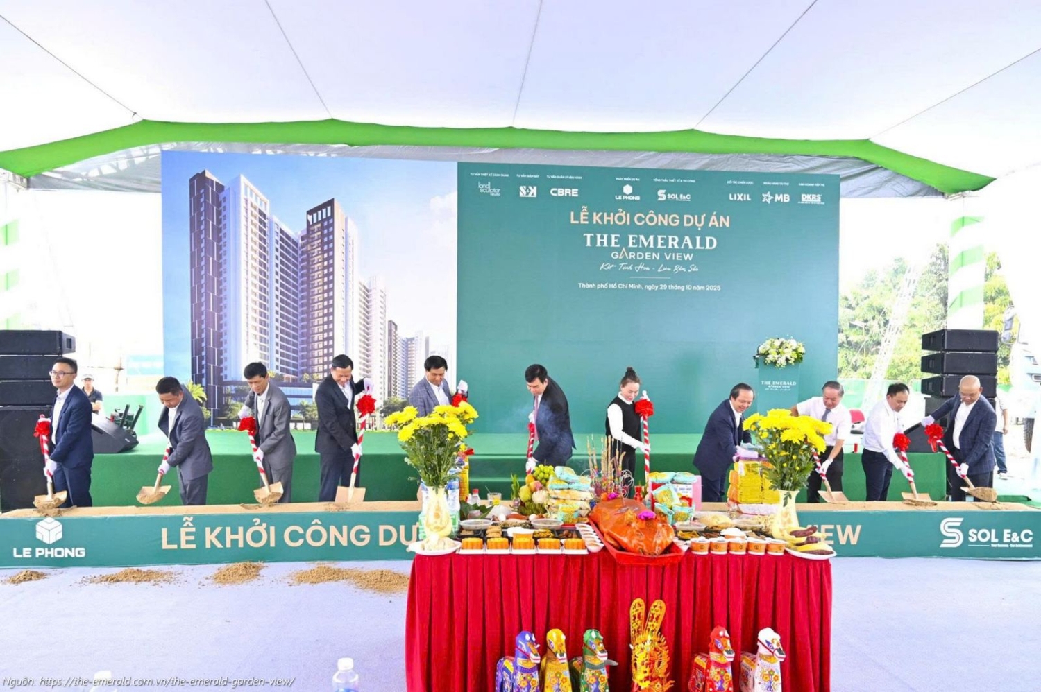 Lễ khởi công xây dựng dự án The Emerald Garden View