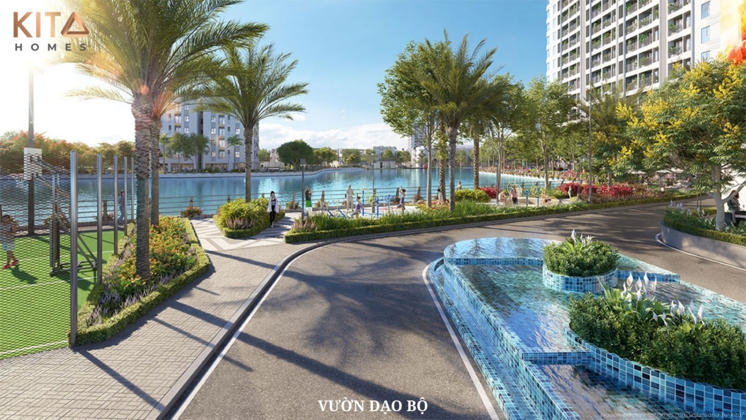 Hệ thống tiện ích nội khu đẳng cấp phục vụ cư dân Ansana by Kita.