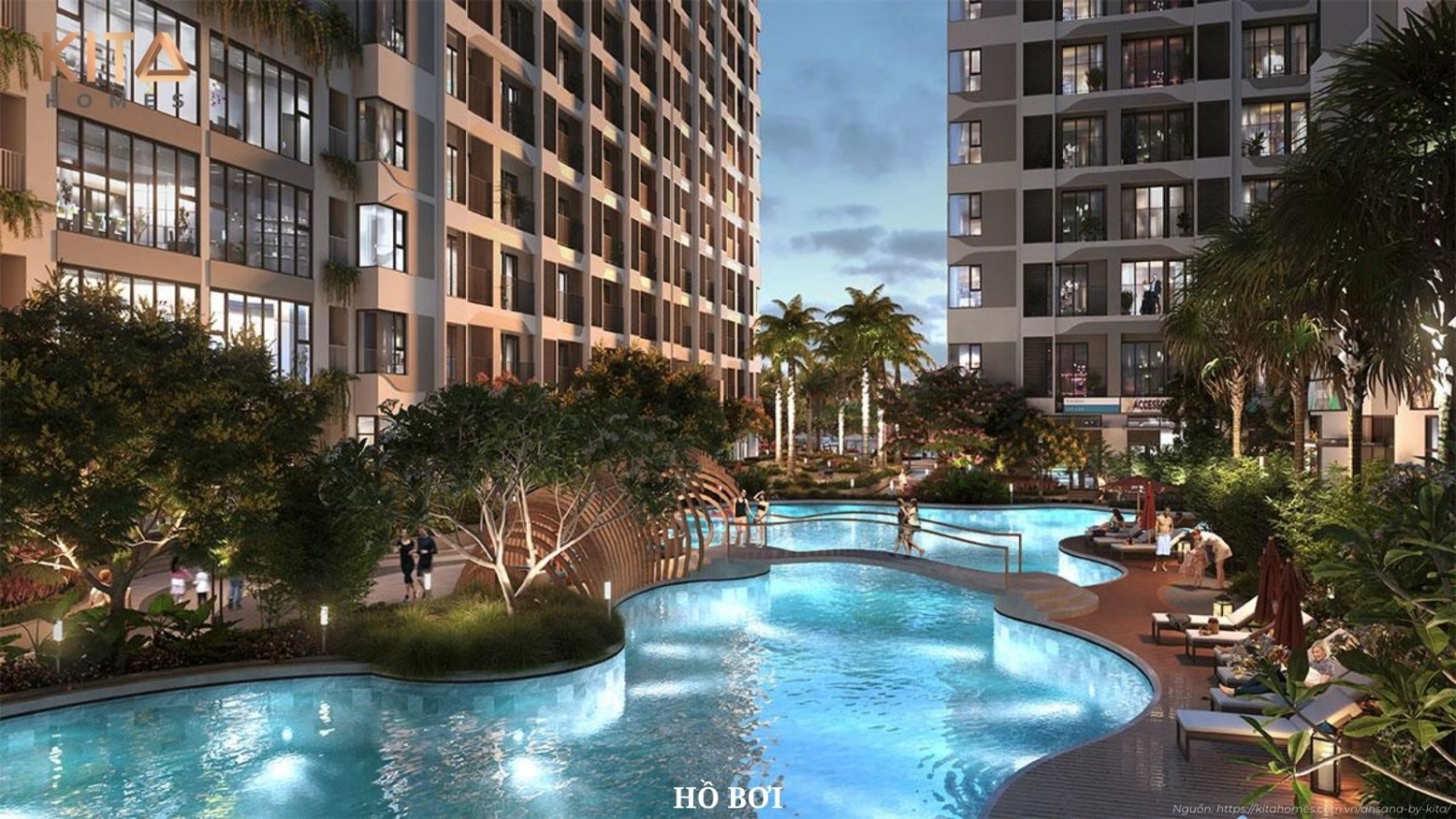 Hệ thống tiện ích nội khu đẳng cấp phục vụ cư dân Ansana by Kita.