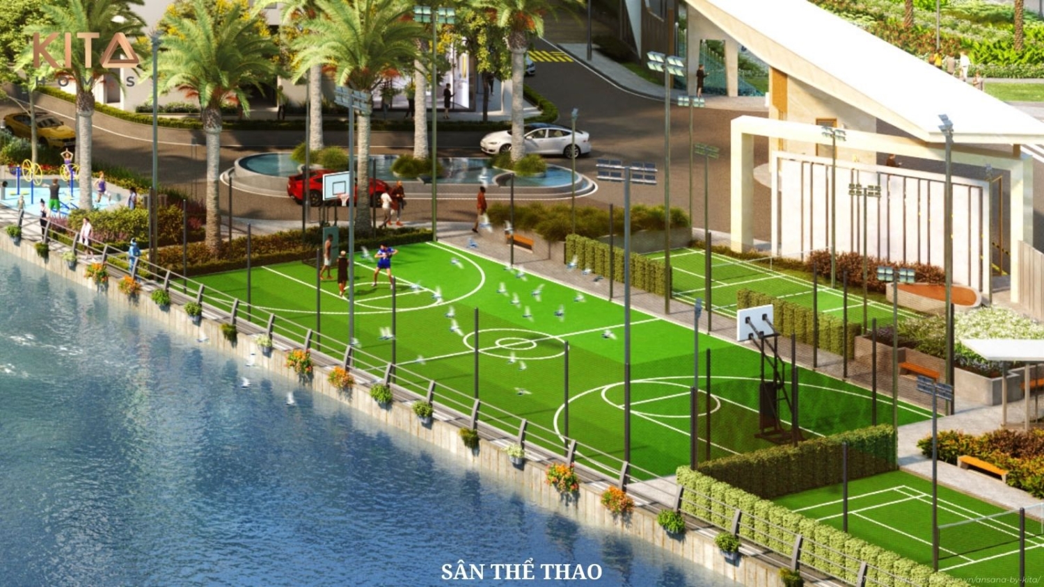 Hệ thống tiện ích nội khu đẳng cấp phục vụ cư dân Ansana by Kita.