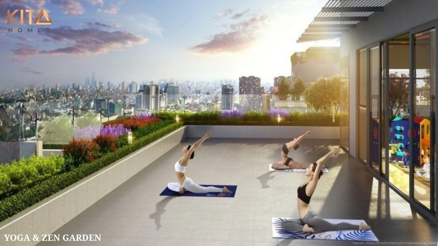 Hệ thống tiện ích nội khu đẳng cấp phục vụ cư dân Ansana by Kita.