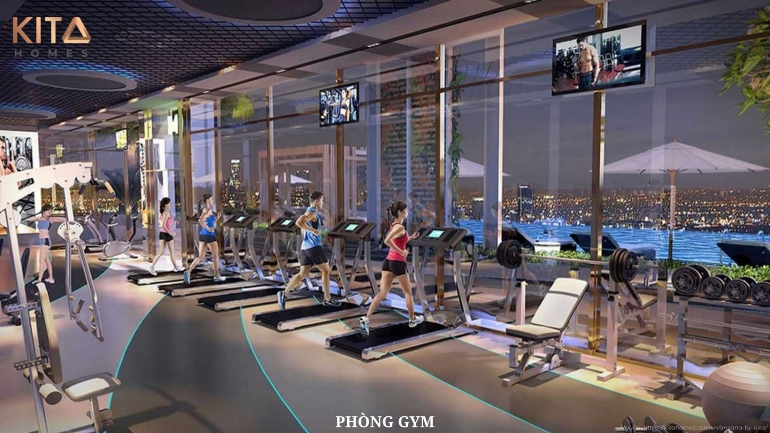 Hệ thống tiện ích nội khu đẳng cấp phục vụ cư dân Ansana by Kita.