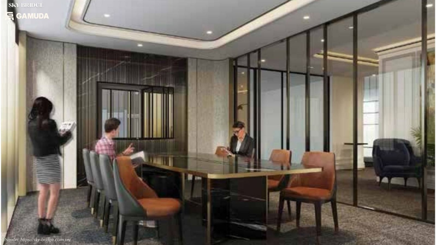 Tiện ích phòng đọc sách tại căn hộ SkyBridge