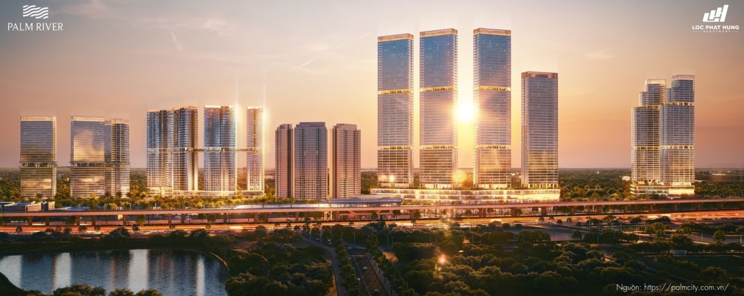 Phối Cảnh Tổng Thể Dự Án Chung Cư Palm River