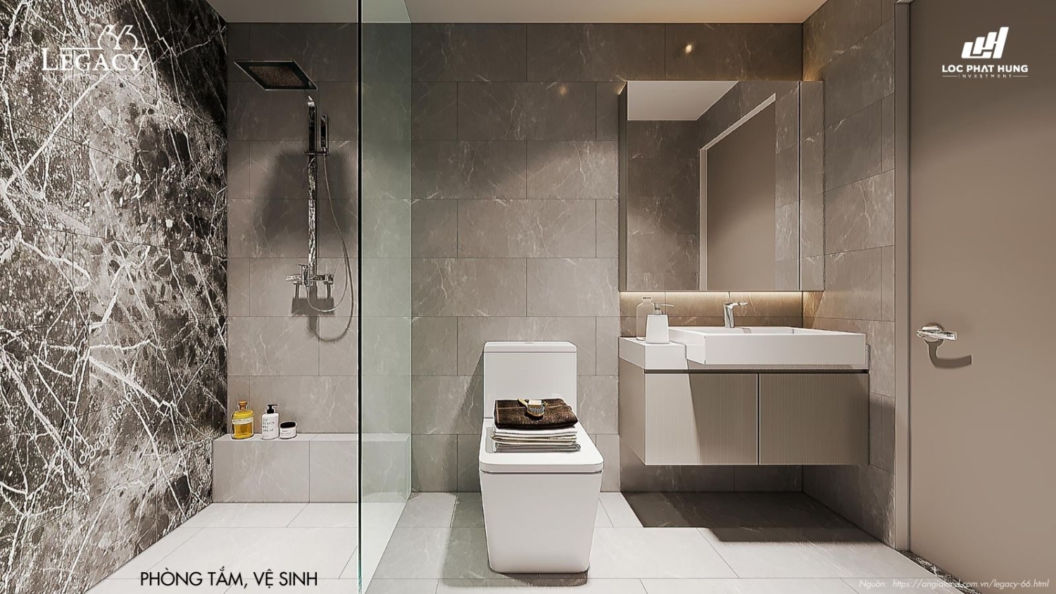 Nhà mẫu thực tế dự án Legacy 66, quận 5, CĐT Tân Thanh Group