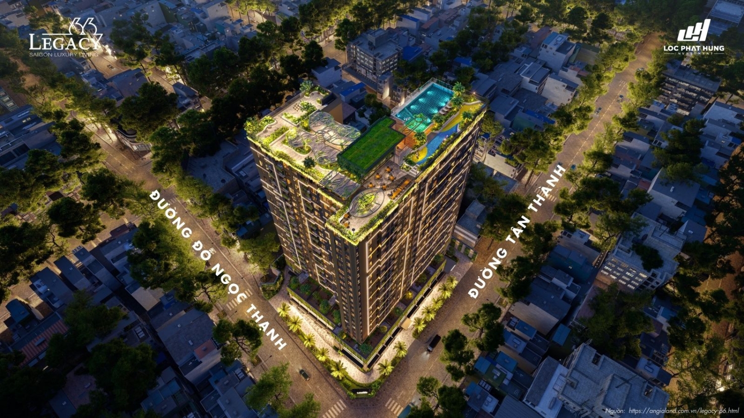 Phối cảnh tổng thể dự án Legacy 66, quận 5, CĐT Tân Thanh Group