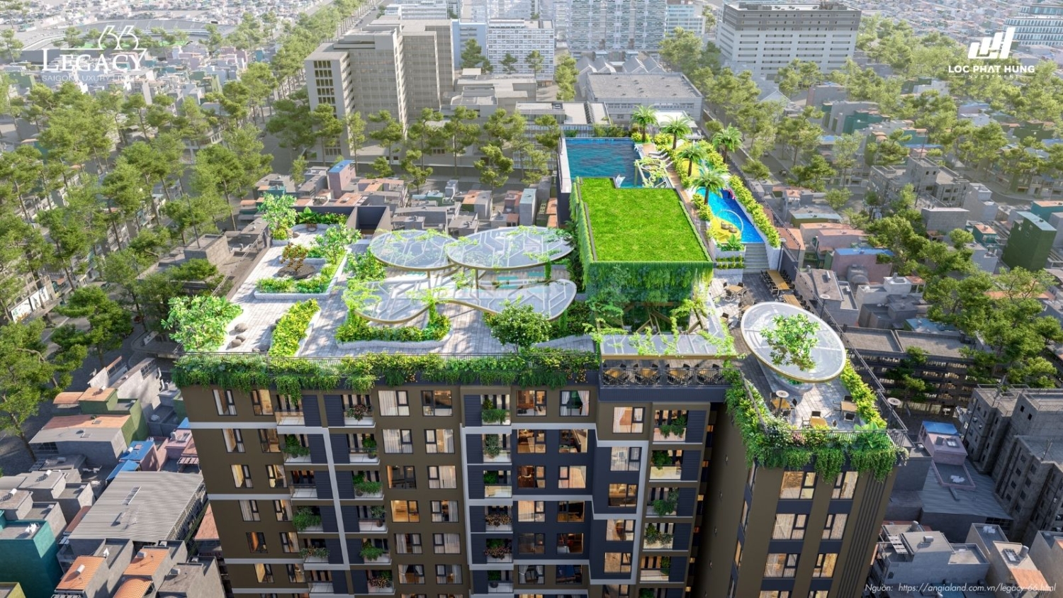 Phối cảnh tổng thể dự án Legacy 66, quận 5, CĐT Tân Thanh Group