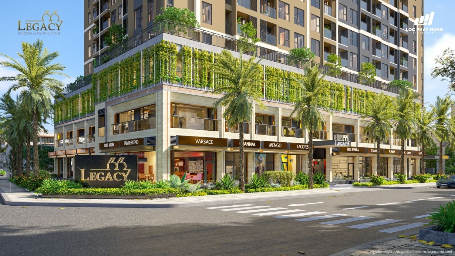 Phối cảnh tổng thể dự án Legacy 66, quận 5, CĐT Tân Thanh Group