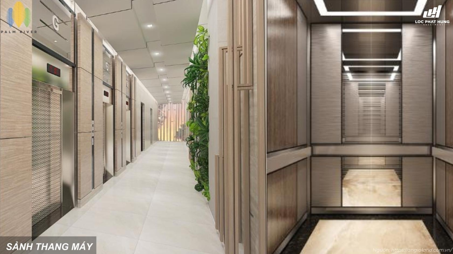 Sảnh đón Cư Dân Sang Trọng Tại Dự án Palm River Quận 2