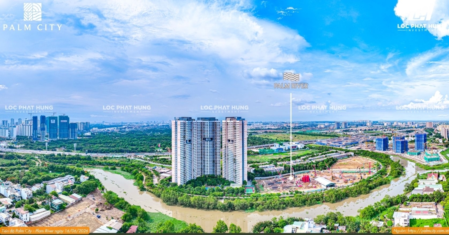 Tiến Độ Xây Dựng Dự Án Palm River 06.2026