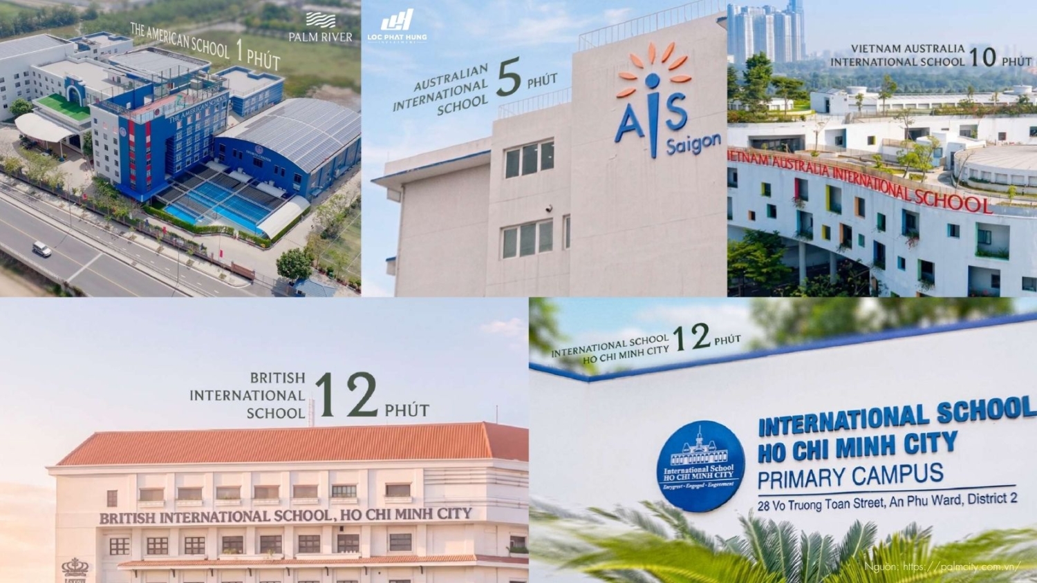 Tiện ích Ngoại Khu Dự án Căn Hộ Chung Cư Palm River