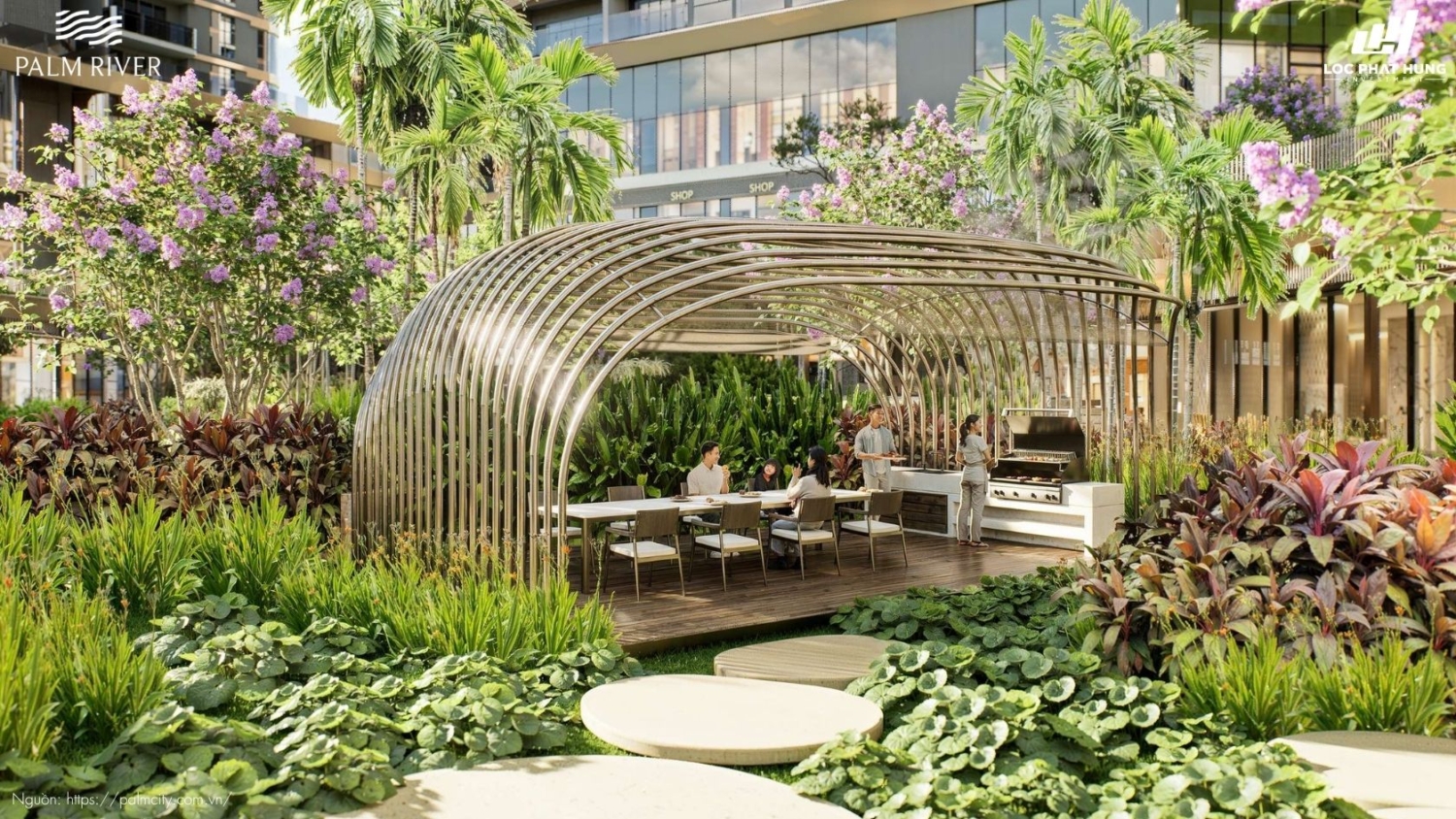 Tiện ích Nội Khu Dự án Căn Hộ Chung Cư Palm River