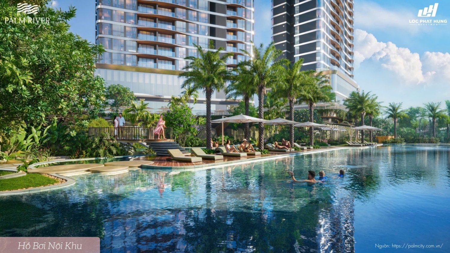 Tiện ích Nội Khu Dự án Căn Hộ Chung Cư Palm River