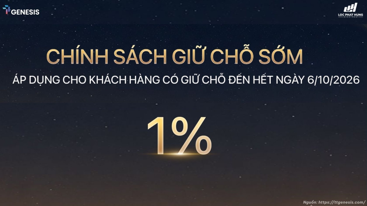 Chính Sách Bán Hàng TT Genesis 