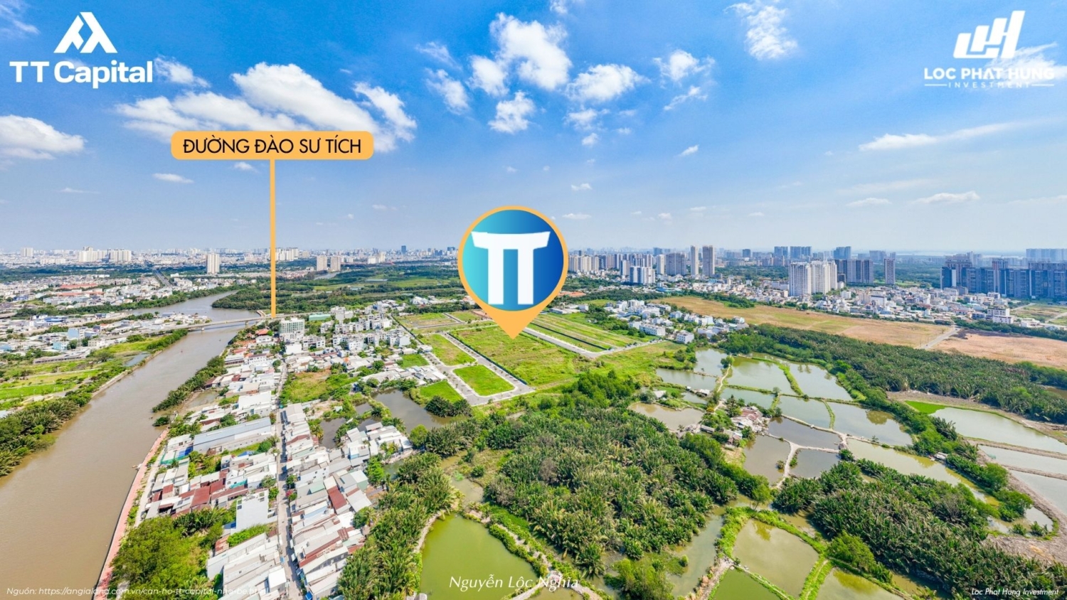 Vị trí dự án TT Capital Đào Sư Tích Nhà Bè