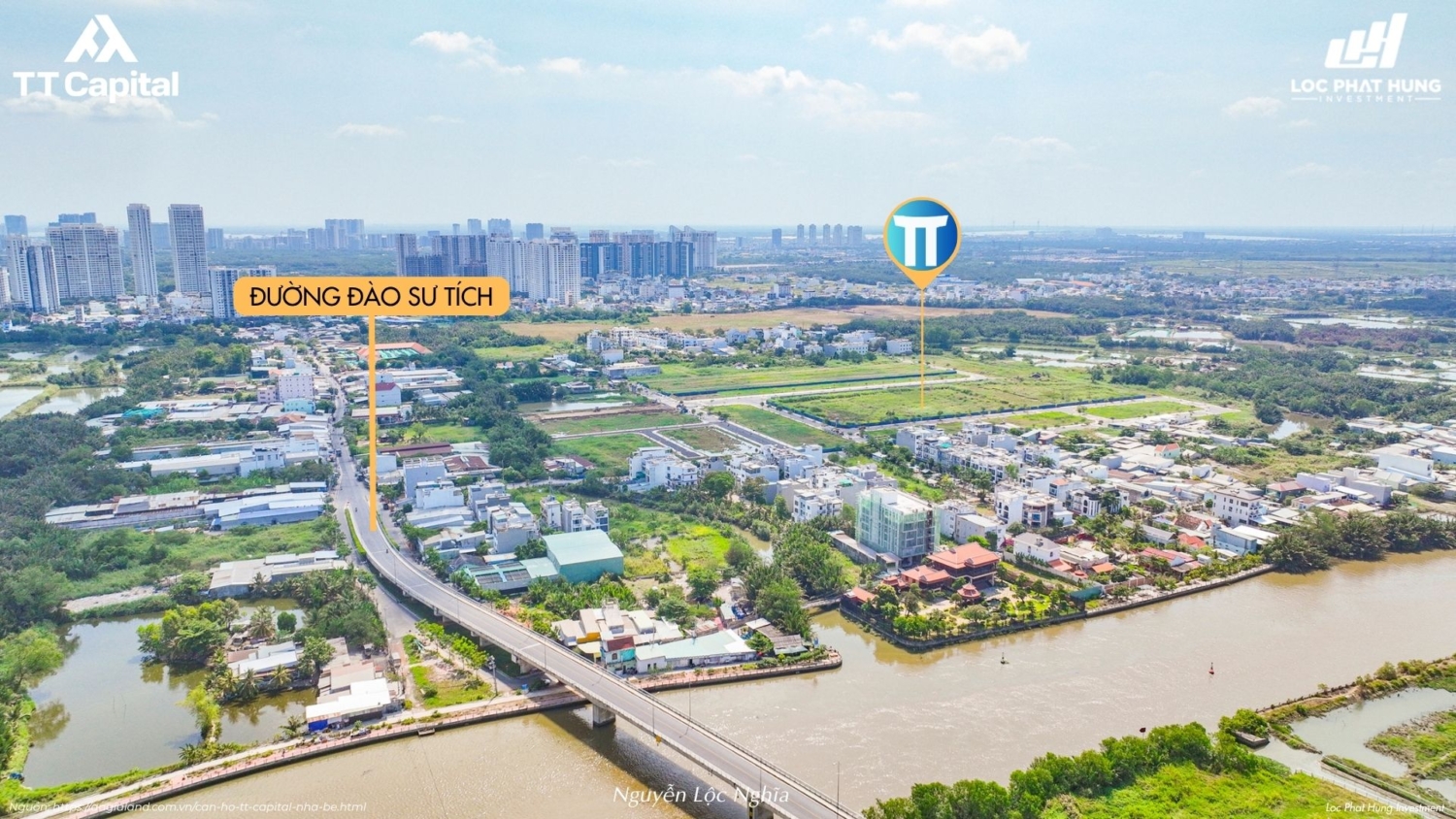 Vị trí dự án TT Capital Đào Sư Tích Nhà Bè