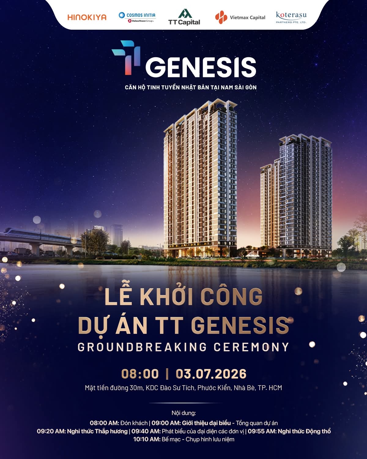 Lễ khởi công dự án TT Genesis 