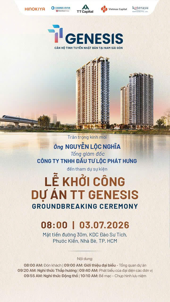 Lễ khởi công dự án TT Genesis 