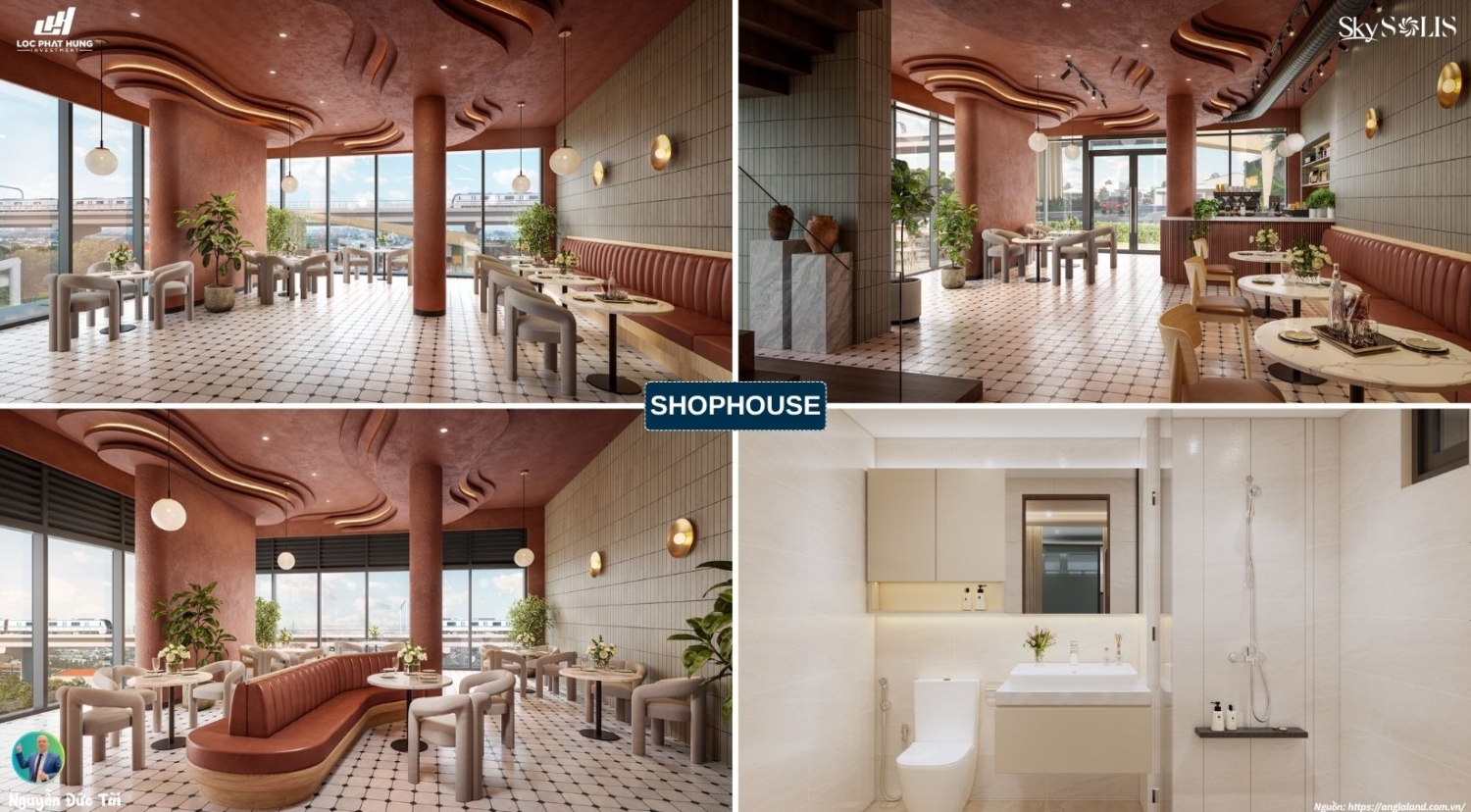Nhà Mẫu Sky Solis ShopHouse