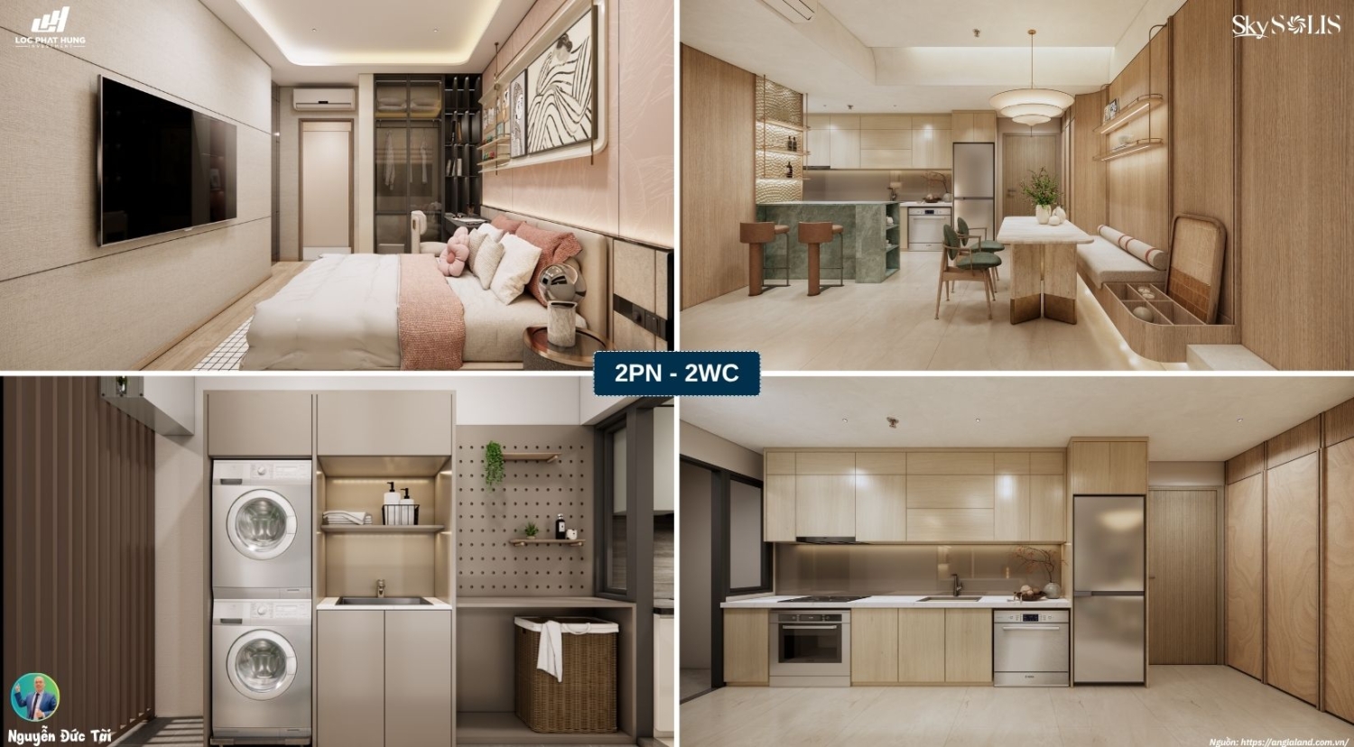 Nhà Mẫu Sky Solis 2PN-2WC