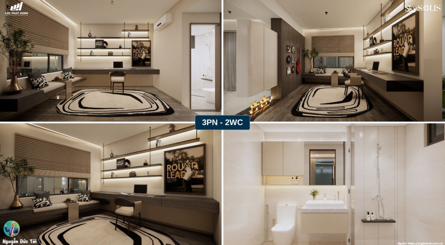Nhà Mẫu Sky Solis 3PN-2WC