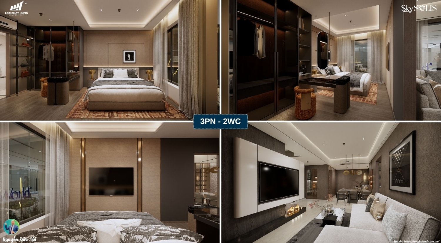 Nhà Mẫu Sky Solis 3PN-2WC