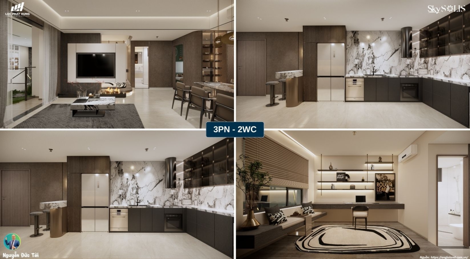Nhà Mẫu Sky Solis 3PN-2WC
