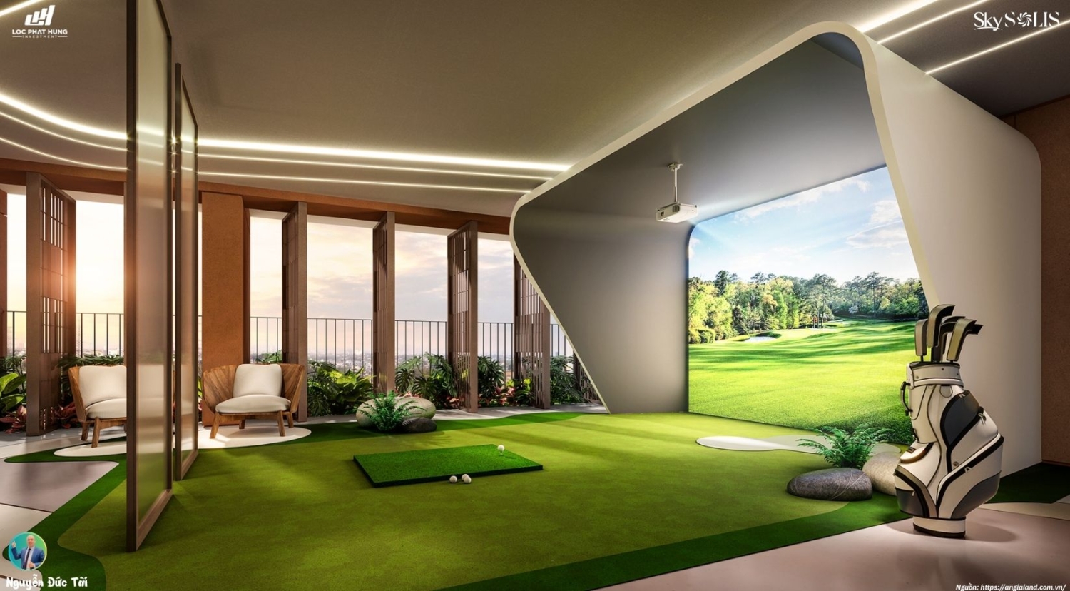 Phòng Tập Golf 3d đẳng Cấp Thượng Lưu Tại Dự án Sky Solis