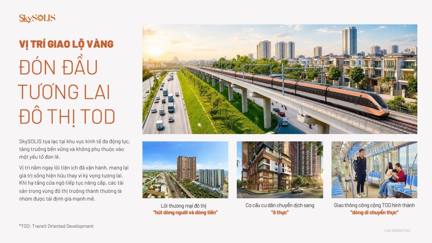 Dự án Sky Solis đón đầu đô Thị Tương Lai Tod